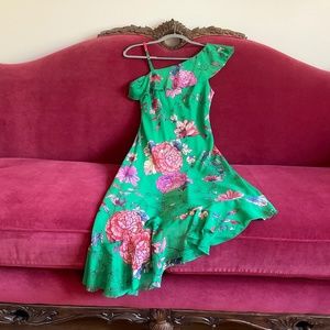 Green Floral Dress